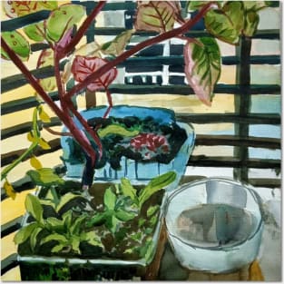 Urban Nature: A Balcony View Posters and Art